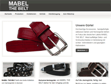 Tablet Screenshot of mabel.de